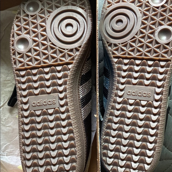 Adidas Black and Silver Rhinestone  Sneakers - Picture 7 of 10